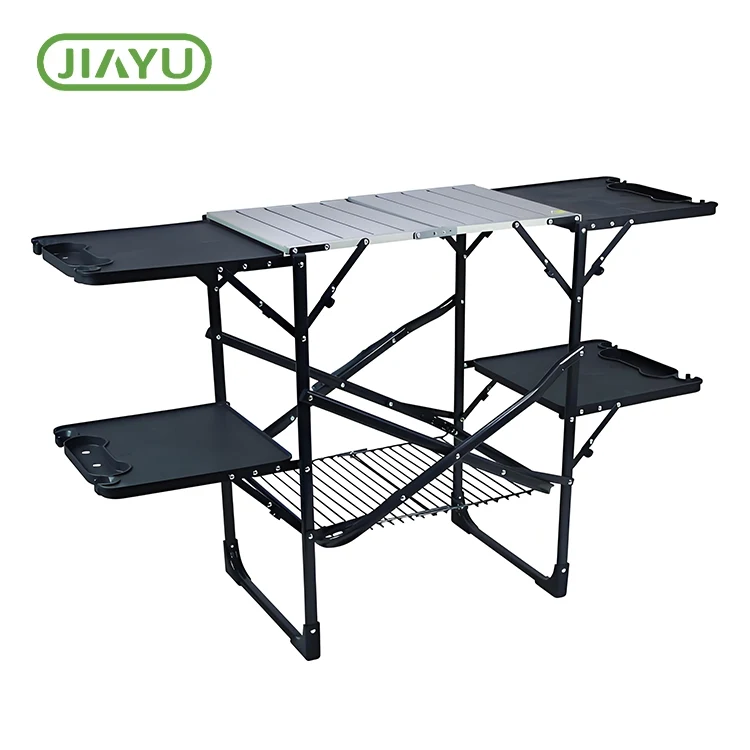 שולחן קמפינג נייד מתקפל מאלומיניום